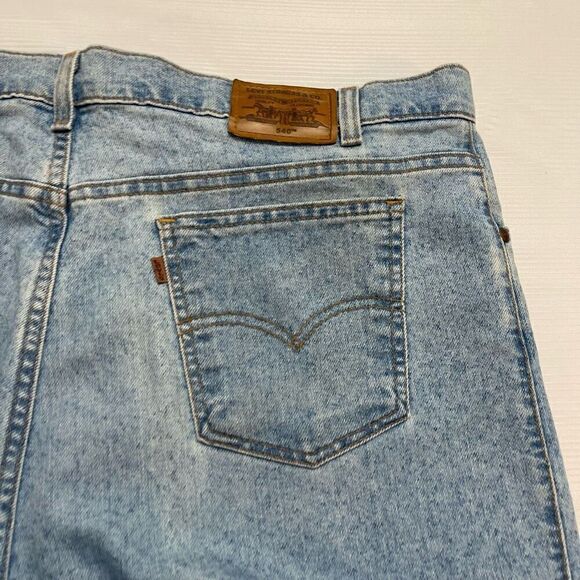 Levi Strauss VTG Relaxed Fit Wrinkle Free 540 Denim Jeans Size 42 X 30 - Picture 11 of 11